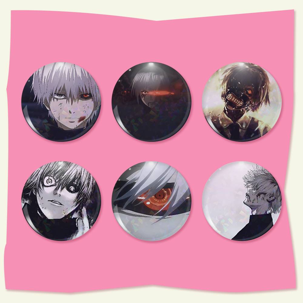 Tokyo Ghoul Mask - Tokyo Ghoul Ken Kaneki Badge on