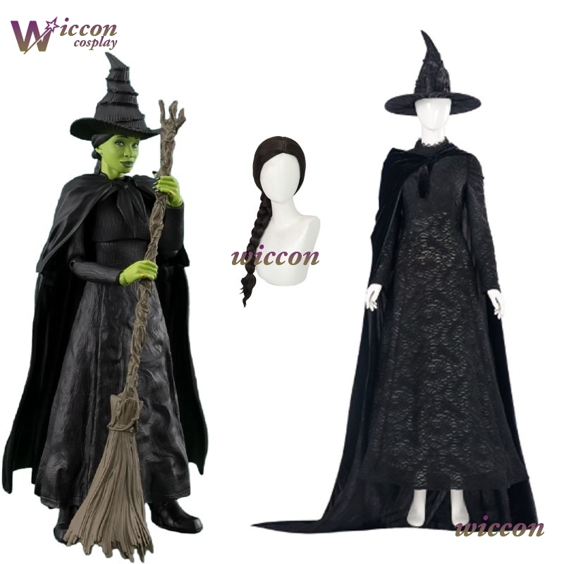 Kids Cosplay Anime - YesoK Movie Wicked Elphaba Cosplay Costume