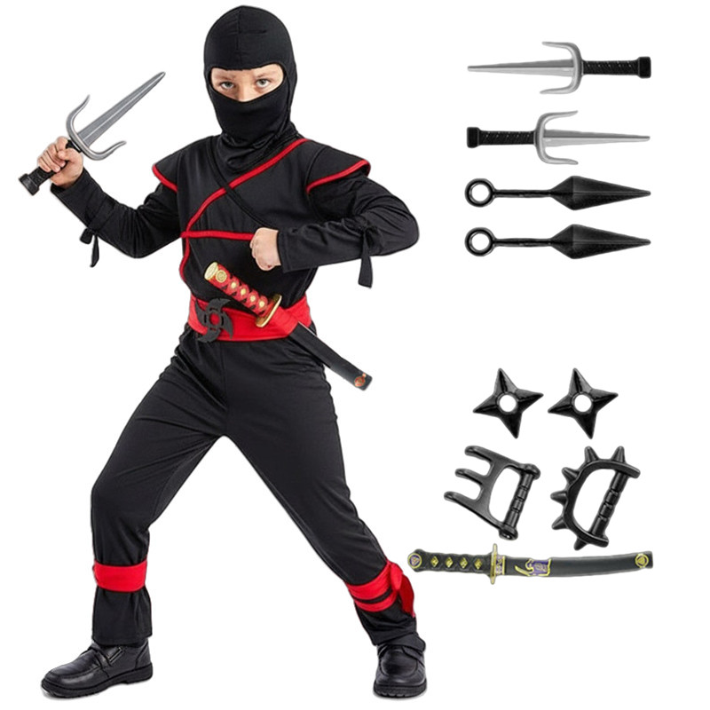Kids Cosplay Anime - Japanese Samurai Costume for Kids Ninja