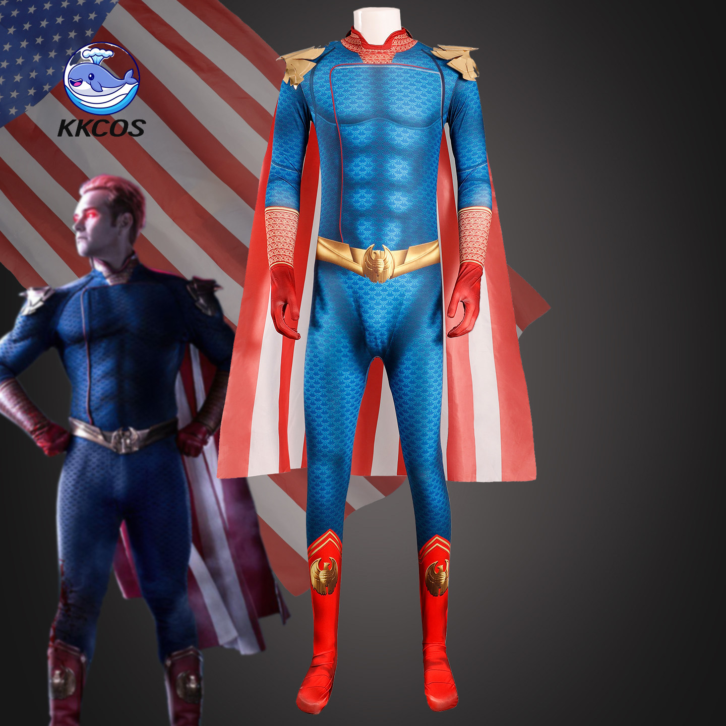 KKCos The Boys Homelander Cosp - Anime Cosplay Boy recension och pris