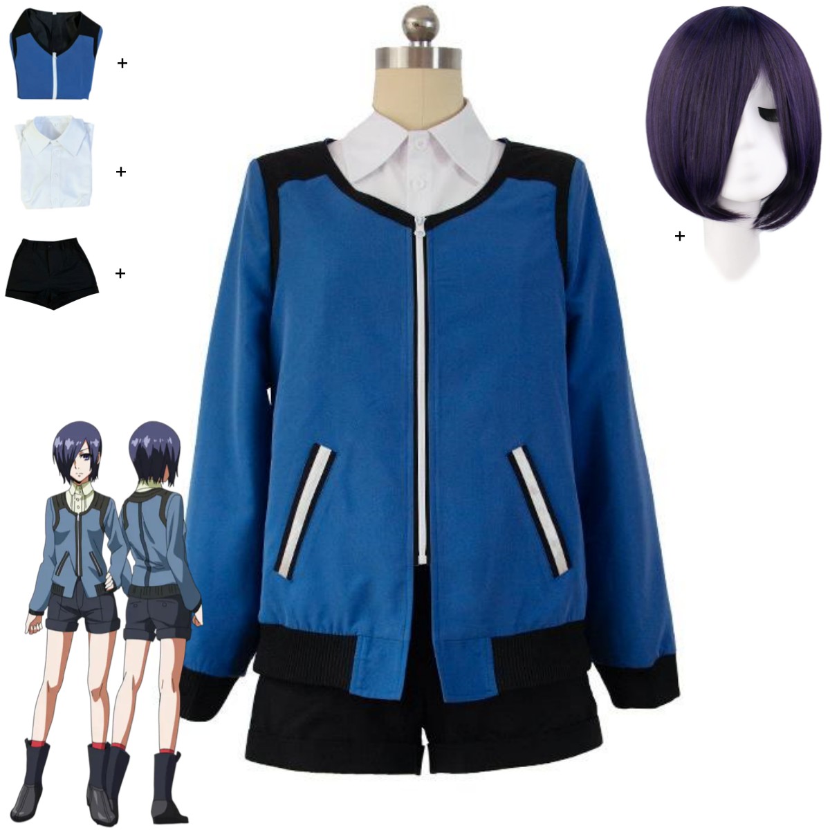 Anime Tokyo Ghoul Touka Kirish - Anime Cosplay Tokyo Ghoul recension och pris