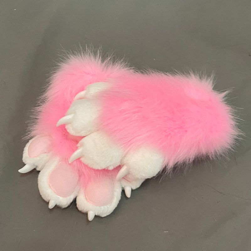 Furry Paw Gloves Cosplay Cat S - Kids Cosplay Anime recension och pris