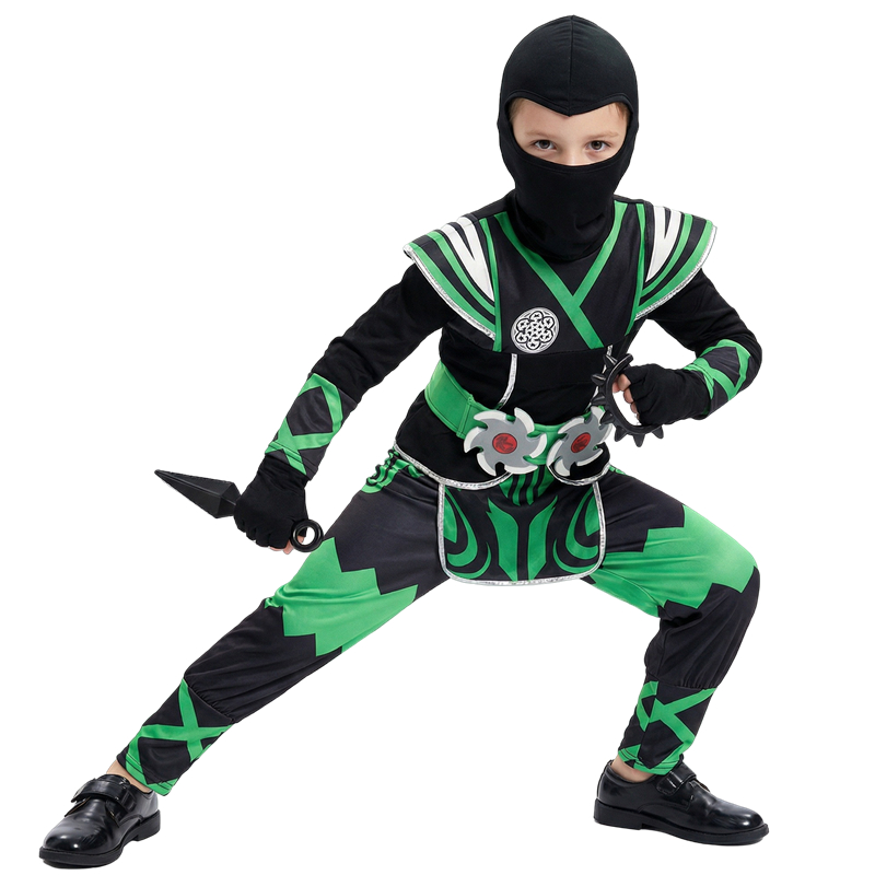 Japanese Ninja Costume Set for - Kids Cosplay Anime recension och pris