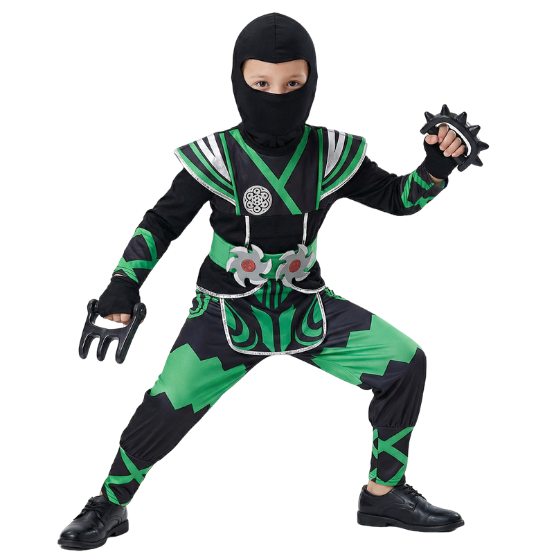 Japanese Ninja Costume Set for - Kids Cosplay Anime recension och pris