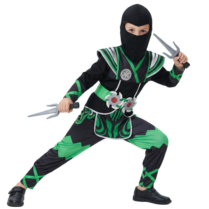 Japanese Ninja Costume Set for - Kids Cosplay Anime recension och pris