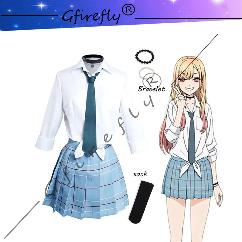Anime My Dress-Up Darling Mari - Anime Marin Cosplay recension och pris