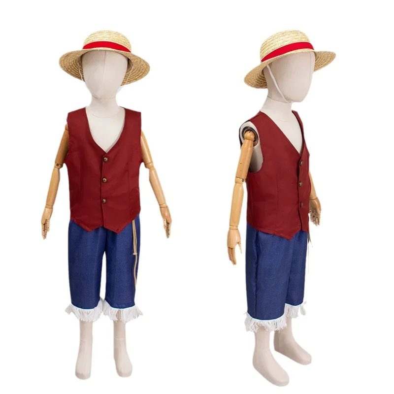 ▶❤Movie Luffy Cosplay Costume  - Kids Cosplay Anime recension och pris