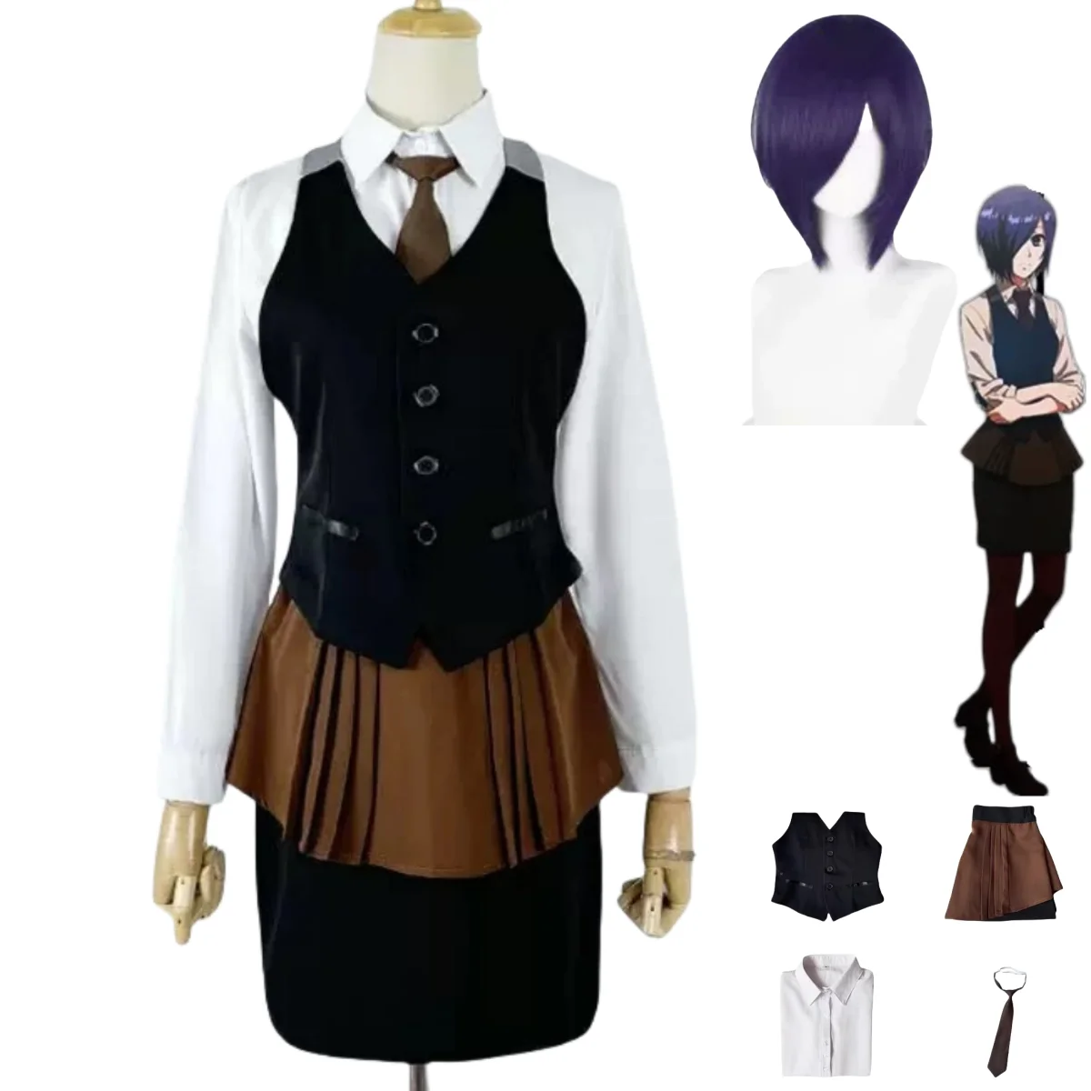 Anime Tokyo Ghoul Touka Kirish - Anime Cosplay Tokyo Ghoul recension och pris