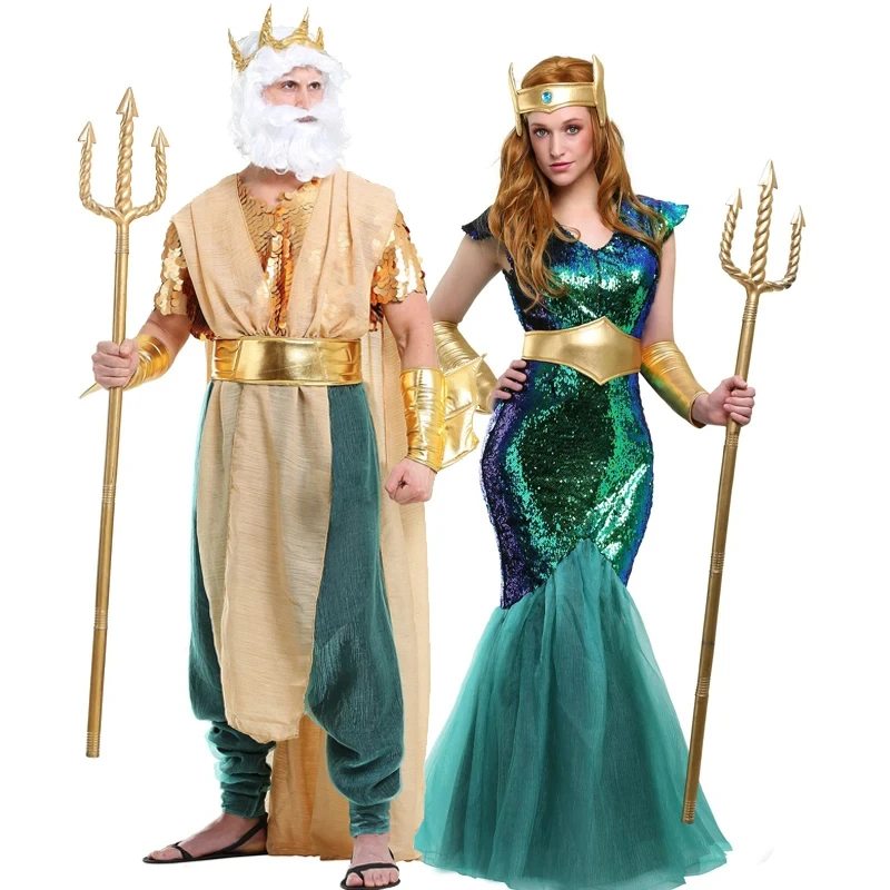 ❤2026✚Women Sea Siren Mermaid  - Egypt Cosplay Anime recension och pris