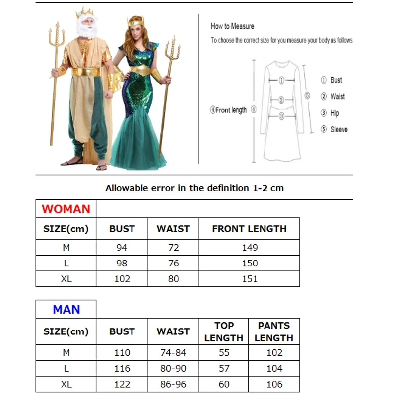 ❤2026✚Women Sea Siren Mermaid  - Egypt Cosplay Anime recension och pris