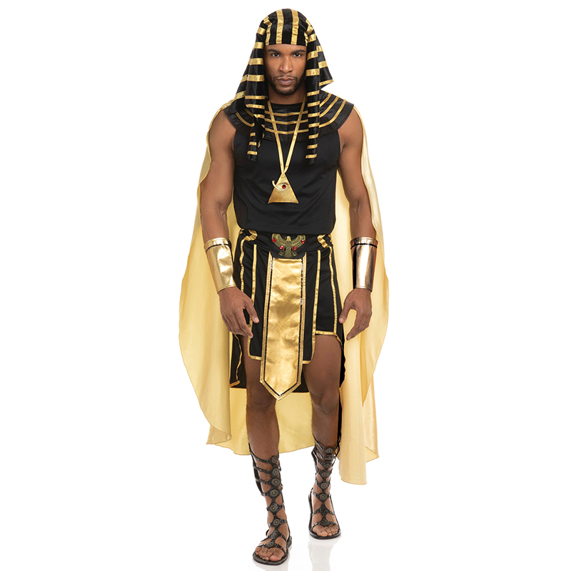 Men Egyptian Costume Set 7 Pcs - Egypt Cosplay Anime recension och pris