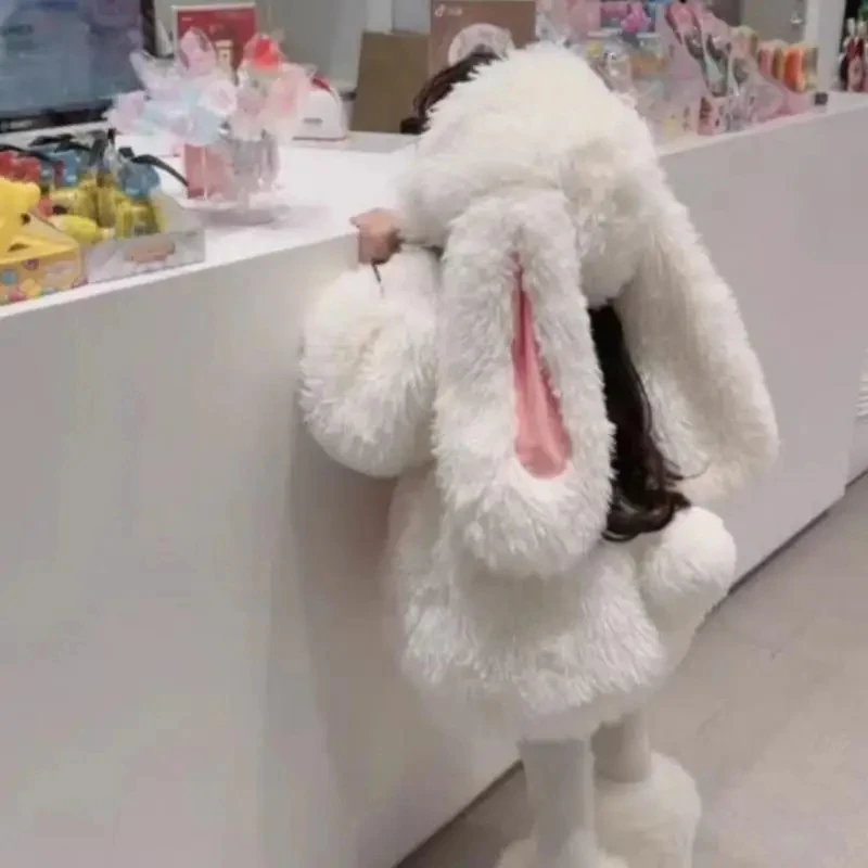 Girls Lovely Cartoon Plush Rab - Kids Cosplay Anime recension och pris